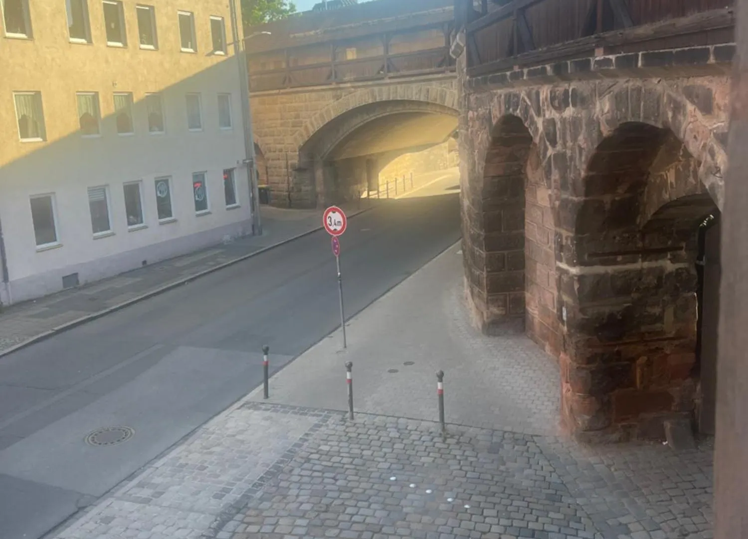 Ancient City Wall City Center Nürnberg Tyskland